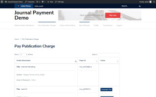 Pay Publication Charges